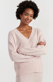 Chinti & Parker V Neck Wool Cashmere Slouchy Lightweight Sweater