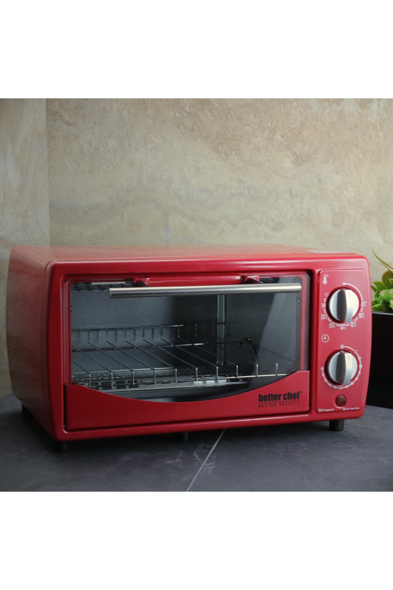 9 Liter Toaster Oven Broiler, Alternate, color, Red
