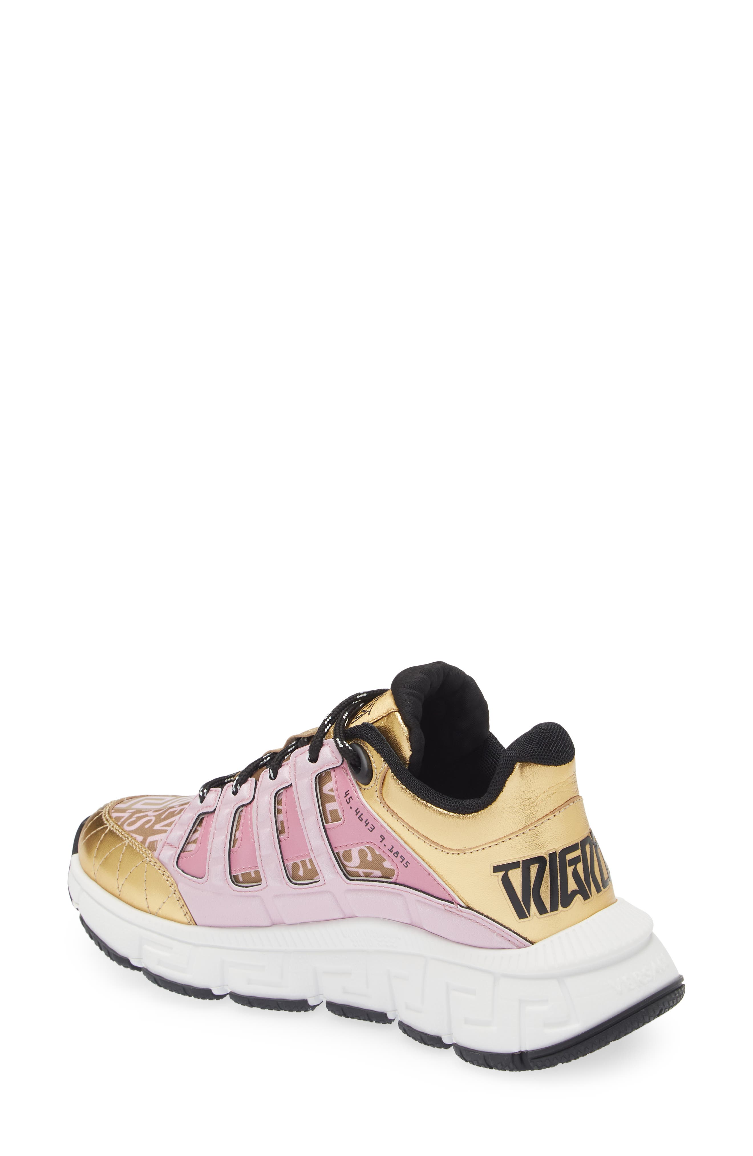 Versace Trigreca Low Top Sneaker, Alternate, color, 