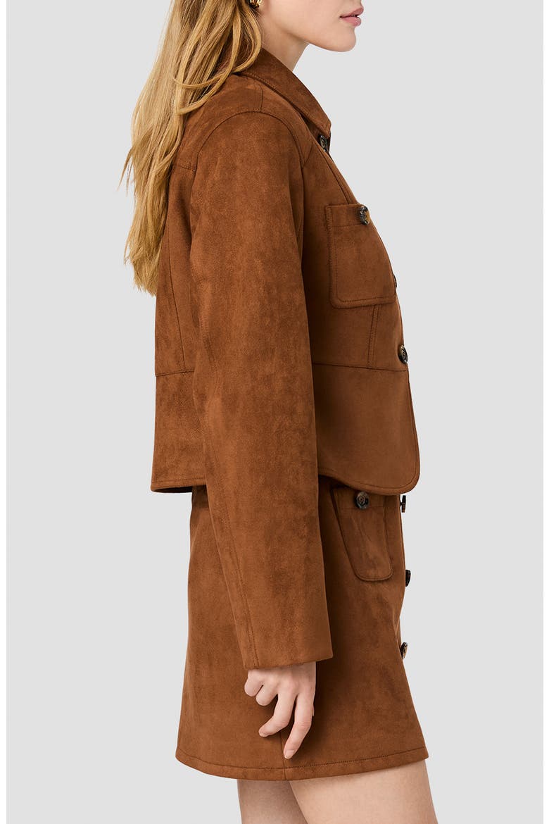Laney Faux Suede Tailored Jacket, Alternate, color, LANEY SUEDE