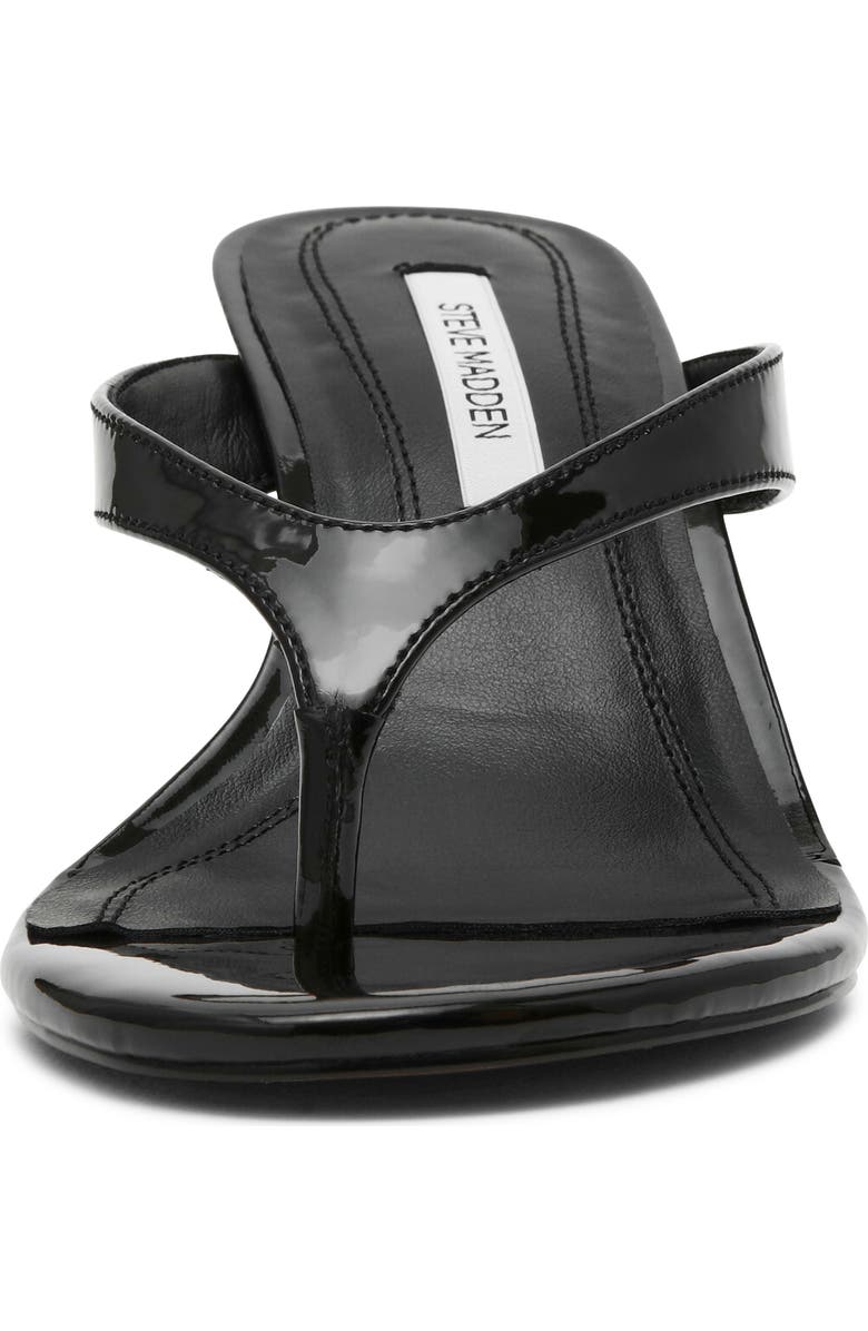 Steve Madden Faroh Flip Flop, Alternate, color, Black Patent