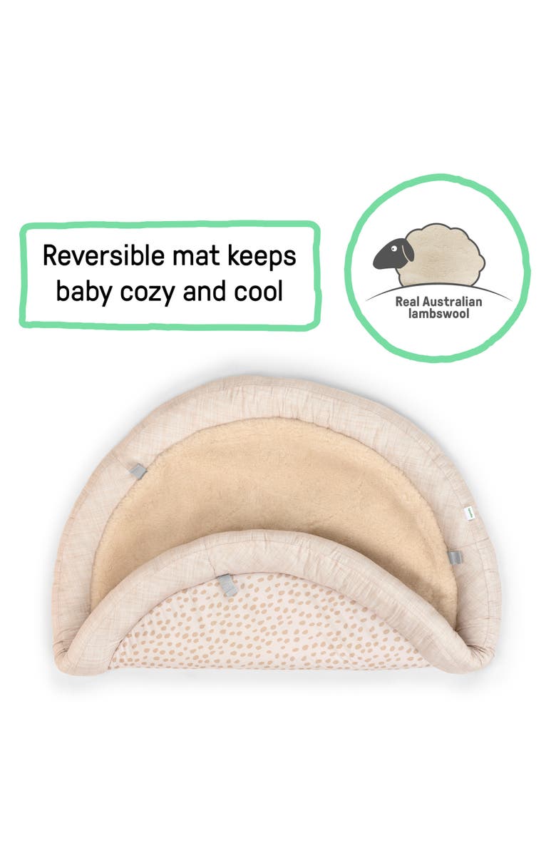 INGENUITY Every Season Plush Lambswool Baby Play Gym, Alternate, color, Almond