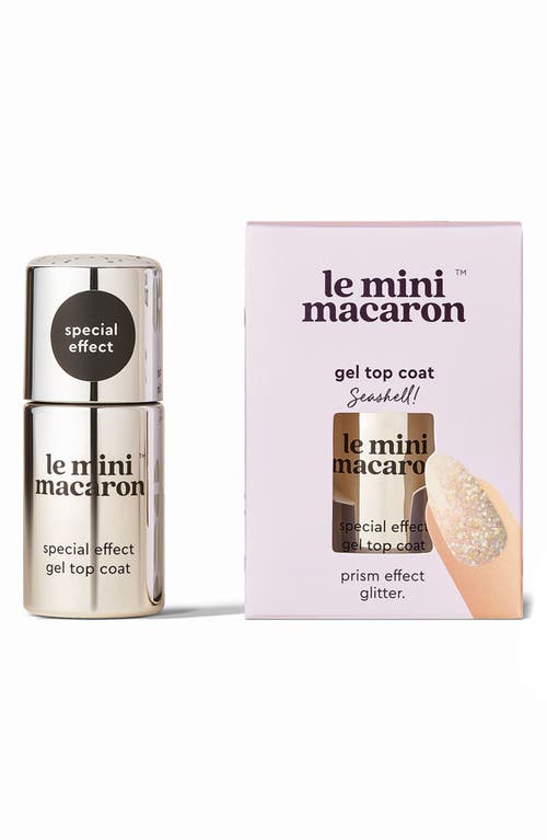 Le Mini Macaron Seashell Special Effect Gel Top Coat