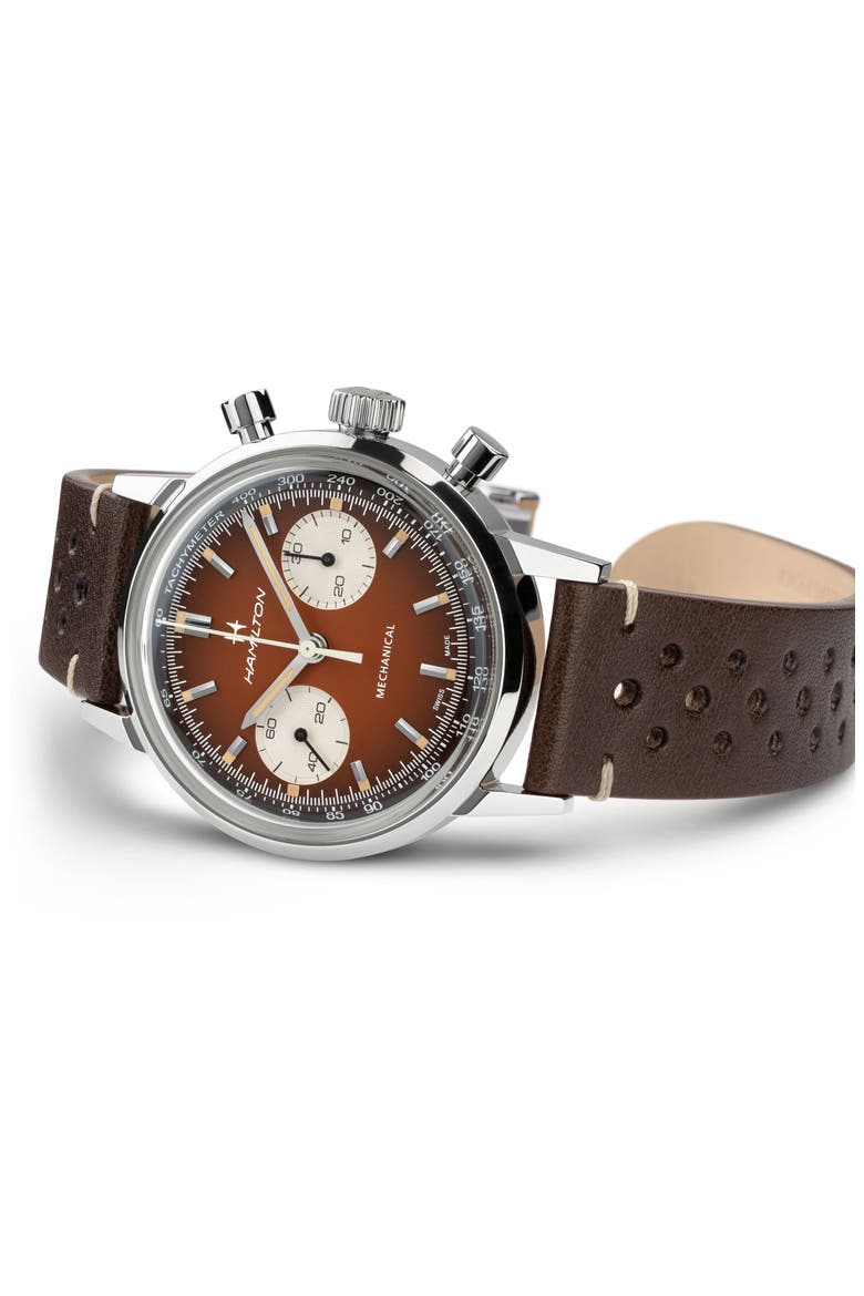 American Classic Intra‑Matic Chronograph Watch Gift Set. 40mm, Alternate, color, RED
