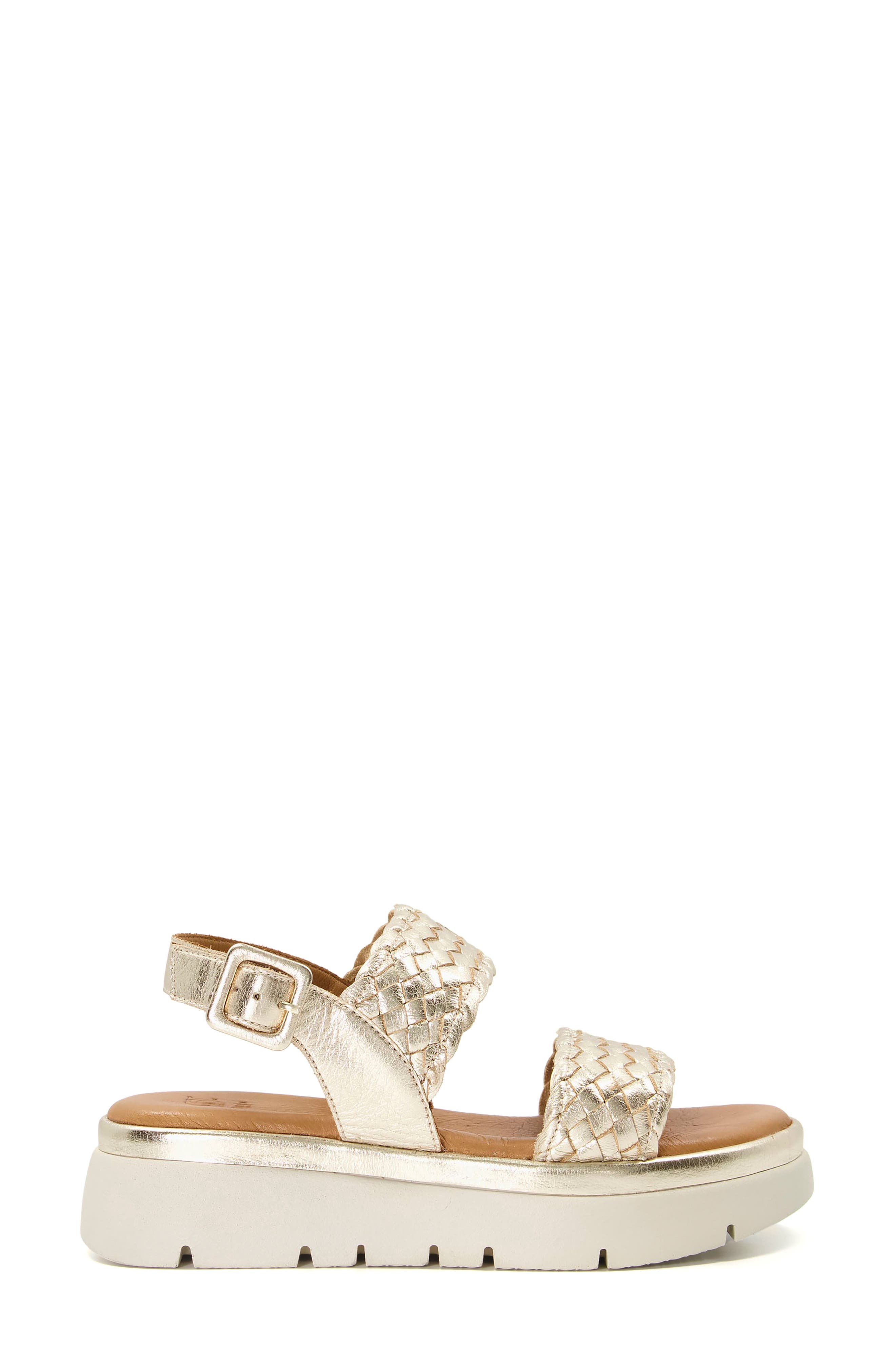 Lorris Slingback Platform Sandal, Alternate, color, GOLD