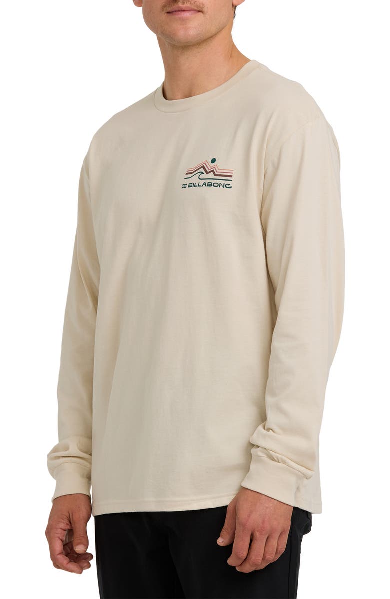 Billabong Range Adventure Division Long Sleeve Organic Cotton Graphic T-Shirt, Alternate, color, Chino