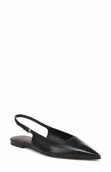 Vince Gracy Pointed Toe Slingback Flat