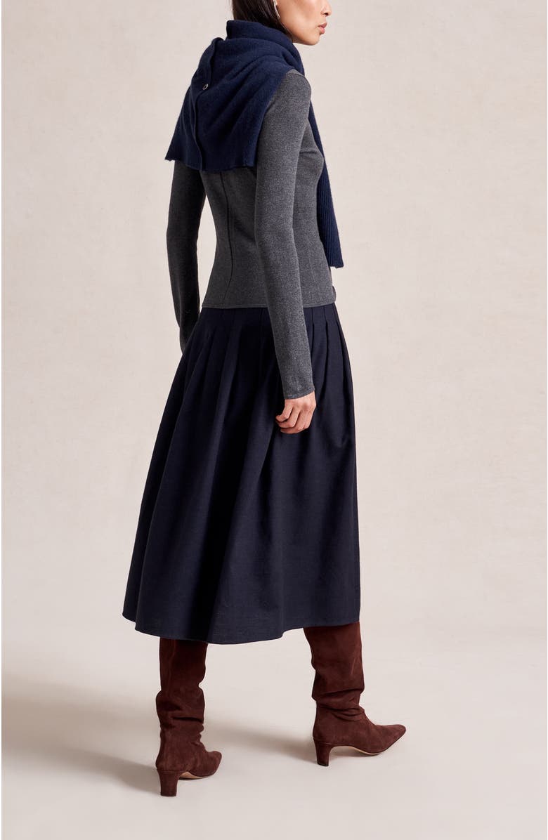 La Ligne Ewan Skirt, Alternate, color, Midnight