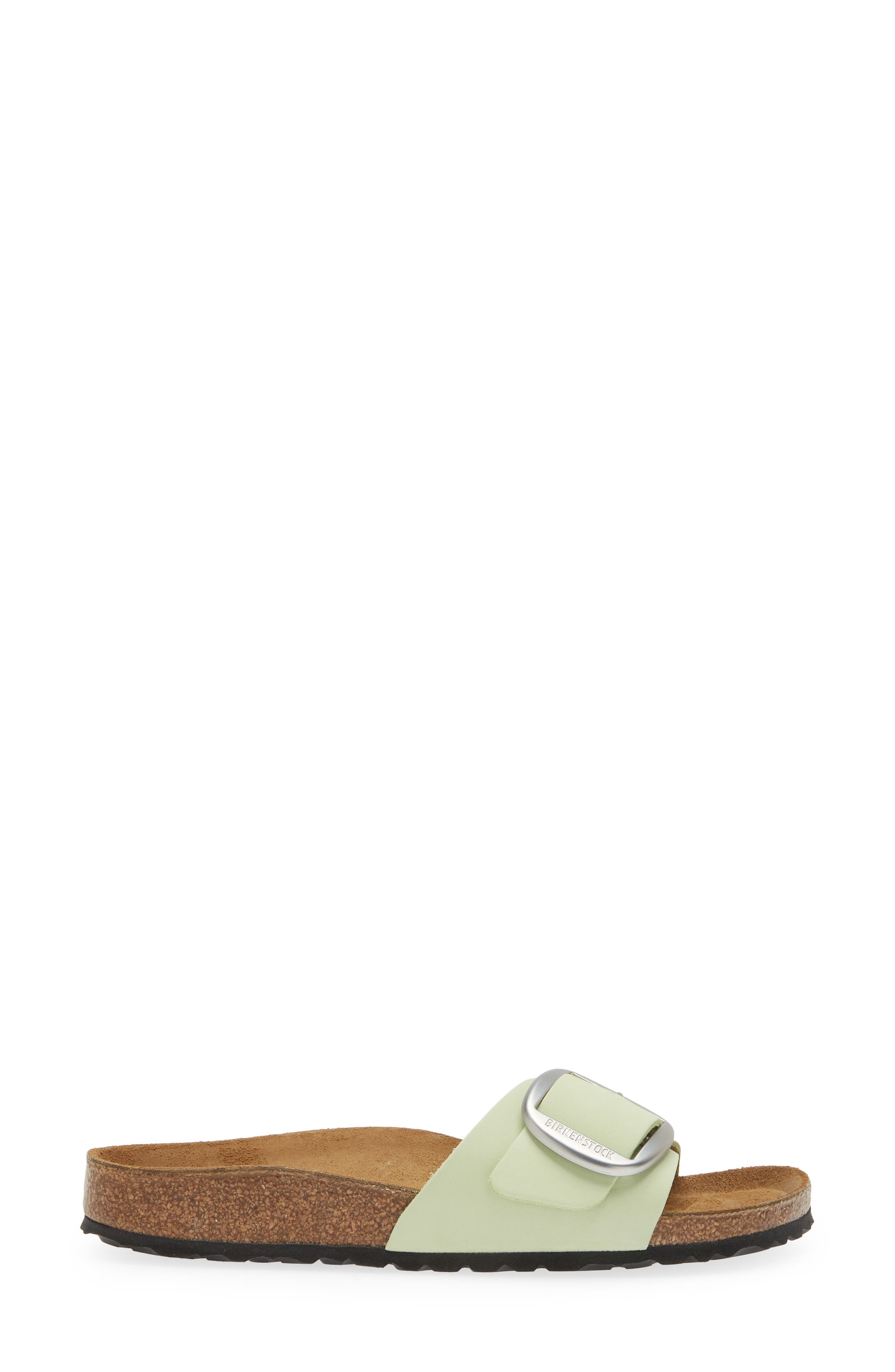 Birkenstock Madrid Big Buckle Slide Sandal, Alternate, color, Green Green