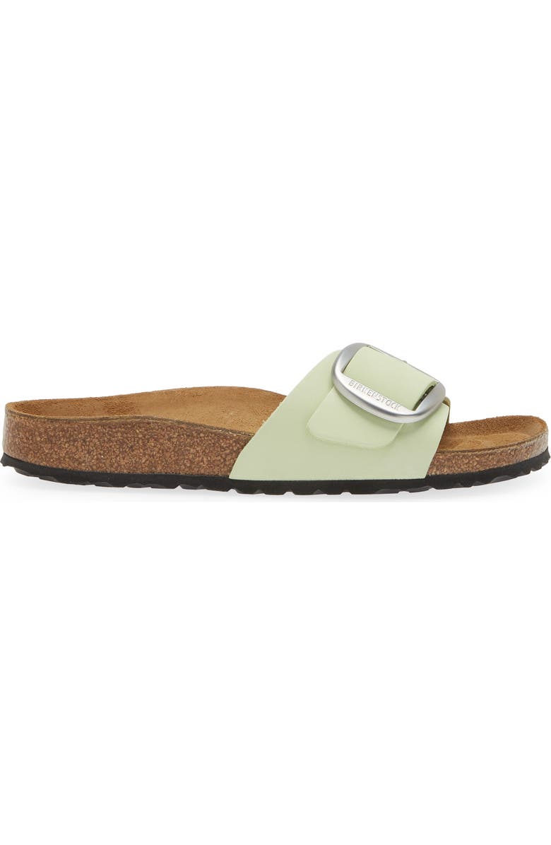 Birkenstock Madrid Big Buckle Slide Sandal, Alternate, color, Green Green