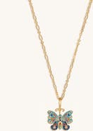 Karma and Luck Vibrant Awakening Butterfly Charm Necklace