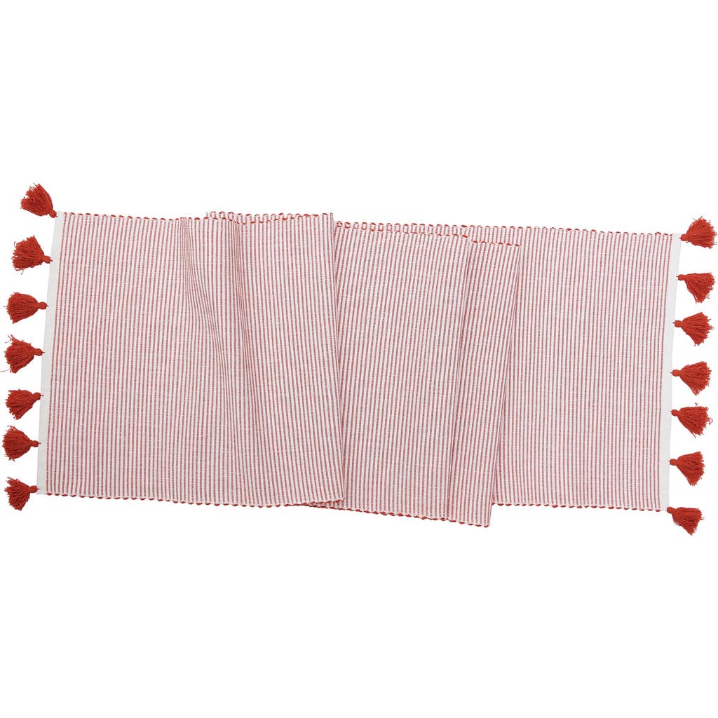 Carol & Frank Brett Canyon Table Runner In Red