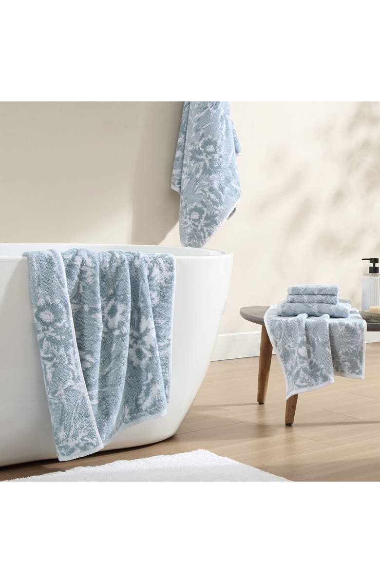 Tommy Bahama Shadow Hibiscus 6-Piece Towel Set, Alternate, color, Lt-Pastel Blue