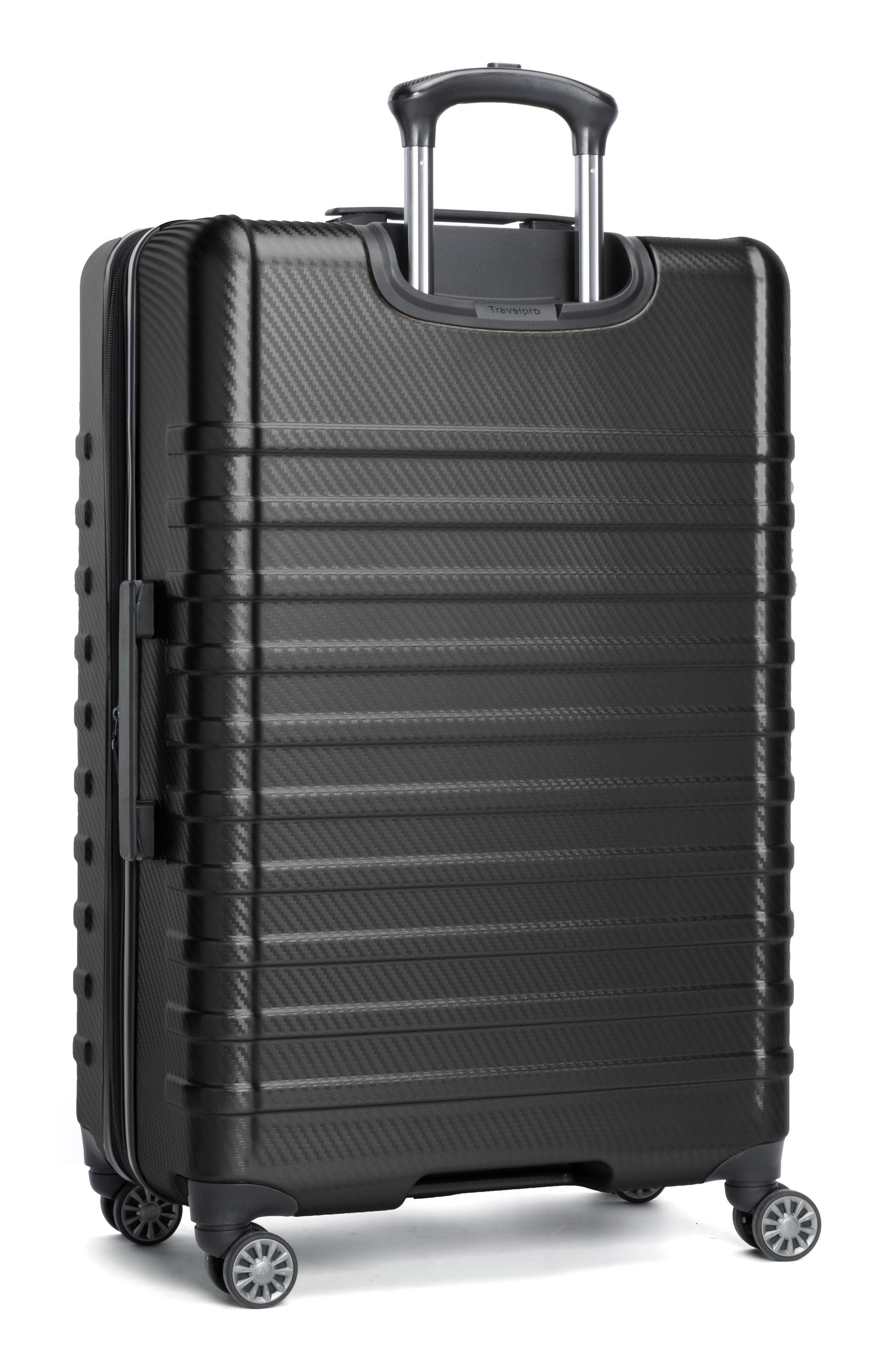 TRAVELPRO Rollmaster<sup>™</sup> Lite 2 28-Inch Expandable Large Checked Hardside Spinner Luggage, Alternate, color, Black Carbon Fiber