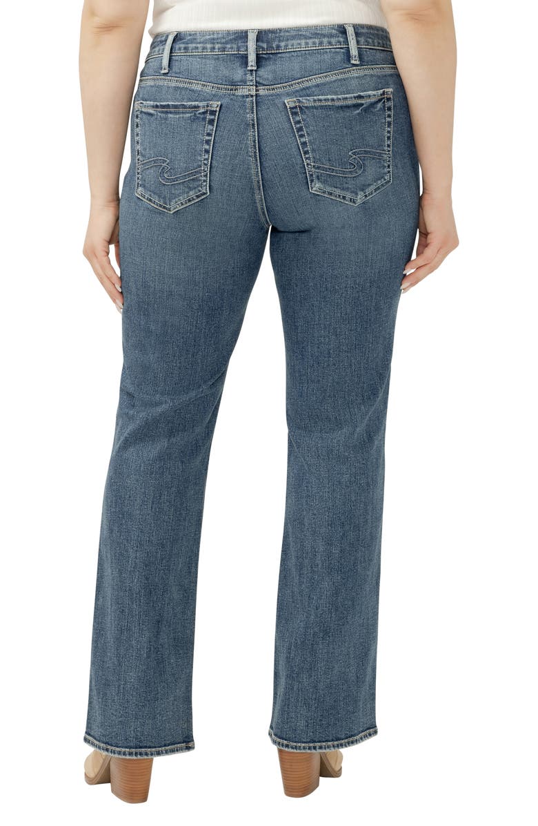 Silver Jeans Co. Suki Curvy Mid Rise Bootcut Jeans, Alternate, color, Kennedy