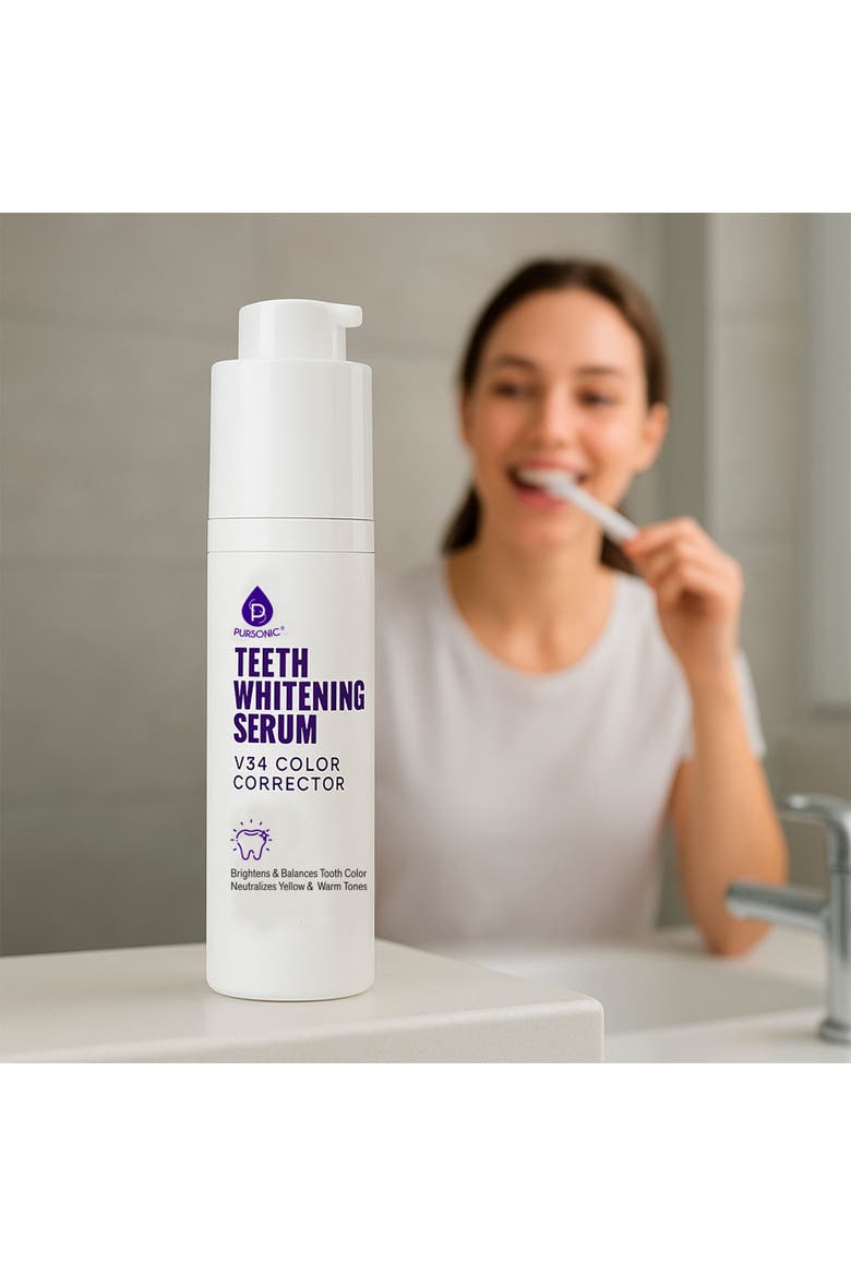 Cedarwood Toothbrushes & V34 Whitening Serum, Alternate, color, Multicolor