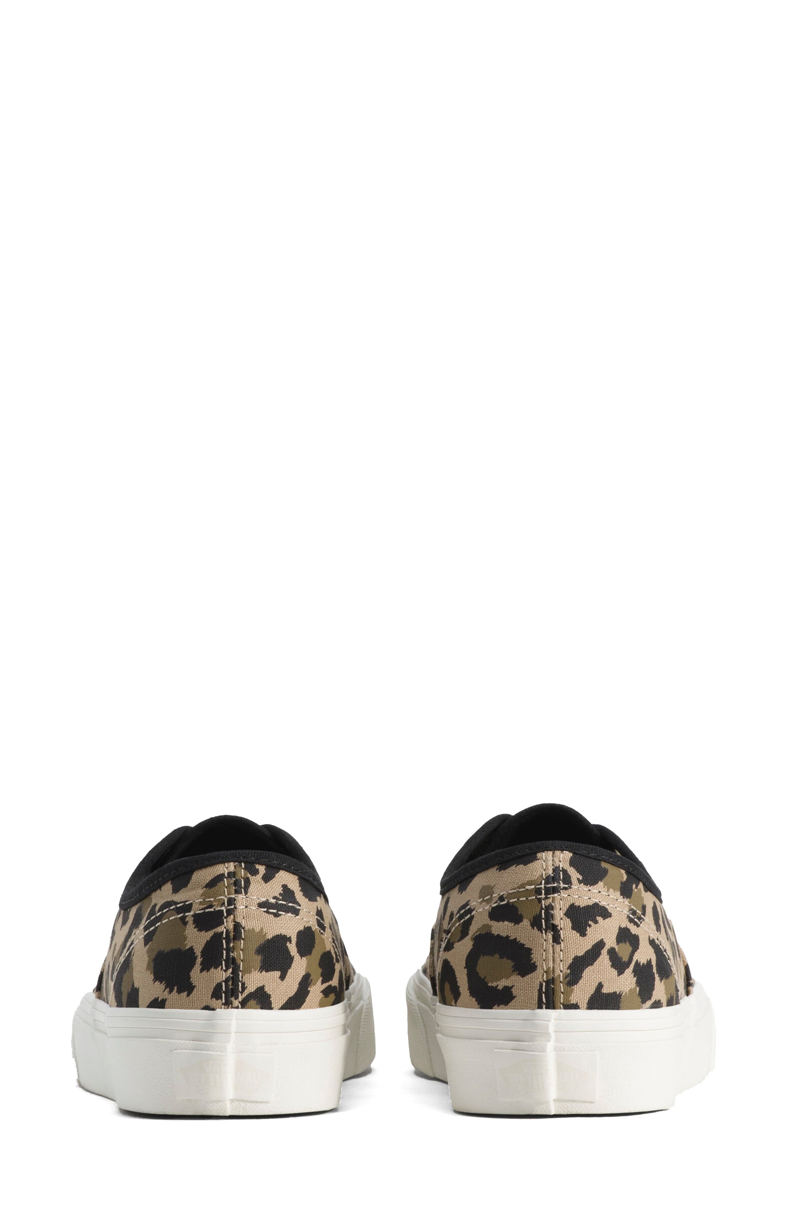 Authentic Sneaker, Alternate, color, LEOPARD BLACK/INCENSE