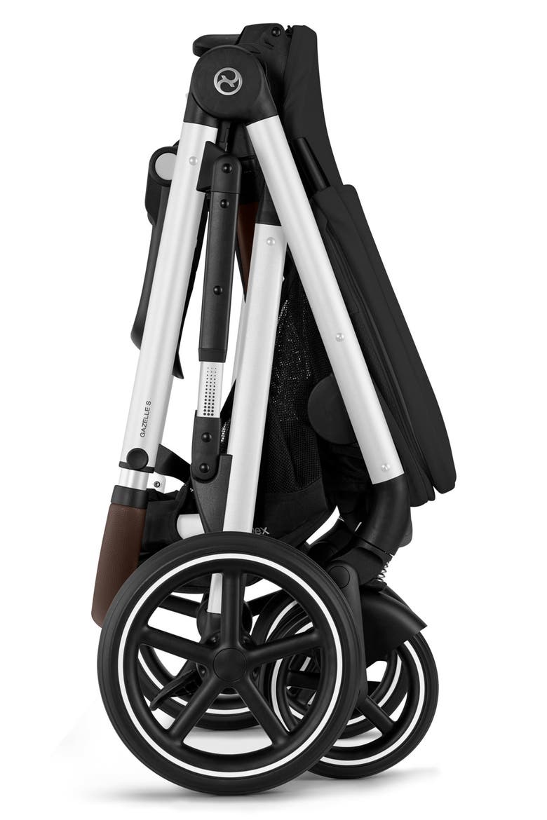 Gazelle S & Aton G Stroller & Car Seat Travel System, Alternate, color, MOON BLACK