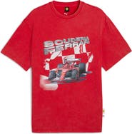 PUMA Scuderia Ferrari Sportswear Cotton Graphic T-Shirt