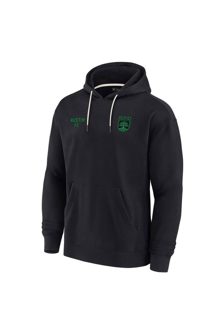 Unisex Fanatics Signature Black Austin FC Elements Super Soft Fleece Pullover Hoodie, Alternate, color, Black