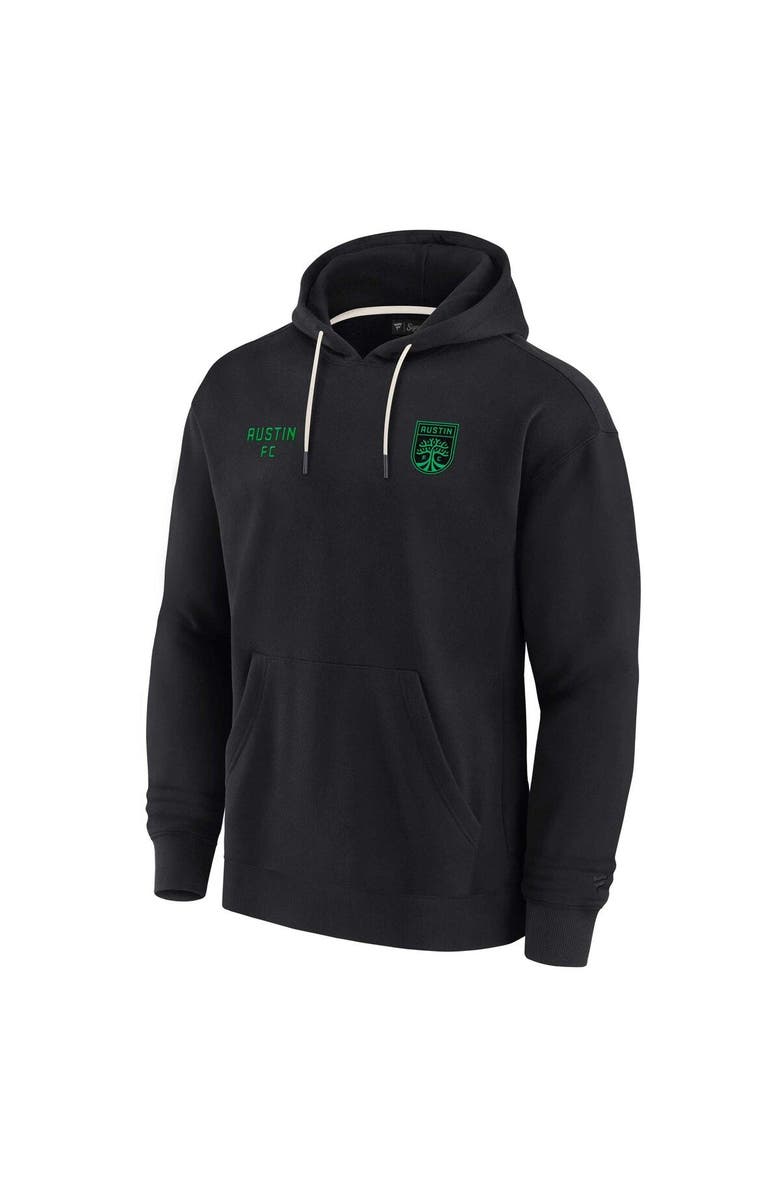 Fanatics Signature Unisex Fanatics Signature Black Austin FC Elements Super Soft Fleece Pullover Hoodie, Alternate, color, Black