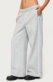 EDIKTED Autumn Cotton Blend Sweatpants