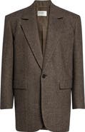 Saint Laurent Wool Herringbone Jacket