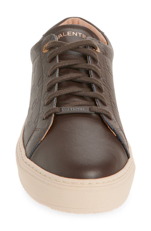 Valentino By Mario Valentino Jimmy Sneaker In Brown