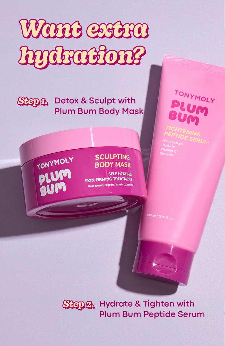 TONYMOLY Plum Bum Tightening Peptide Body Serum, Alternate, color, Pink