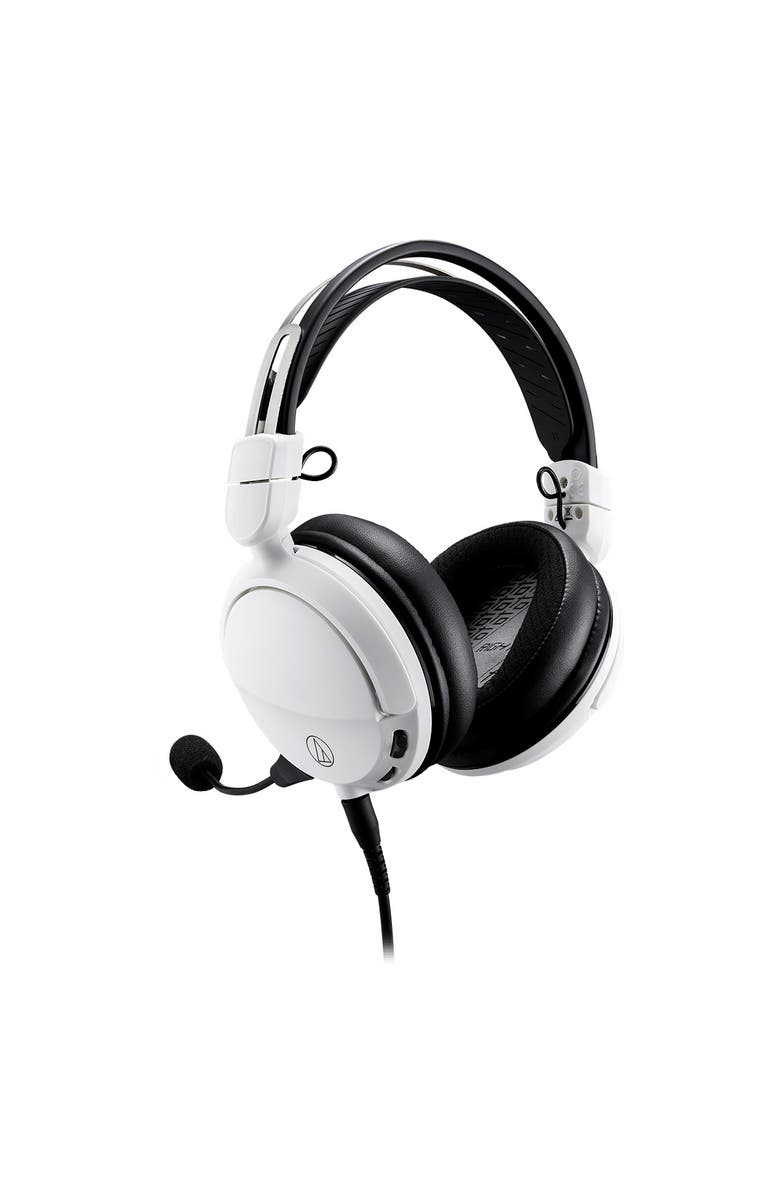 Audio-Technica ATH-GL3 Closed-Back High-Fidelity Gaming Headset, Alternate, color, White
