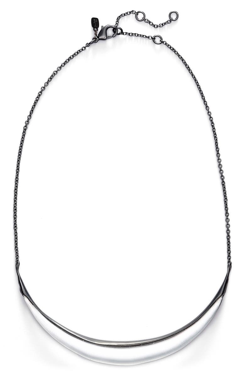 Alexis Bittar 'Lucite<sup>®</sup>' Crescent Bib Necklace, Main, color,