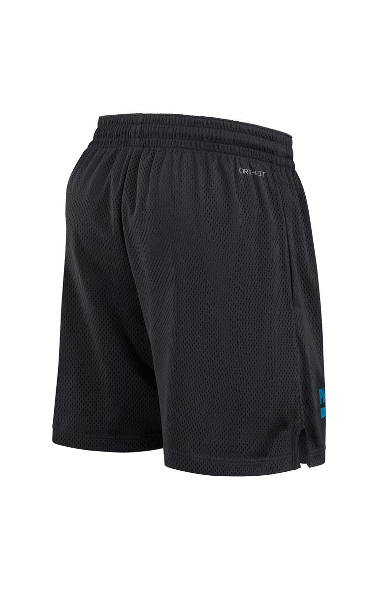 Nike Men's Nike Black Carolina Panthers 2024 Sideline Performance Mesh Shorts, Alternate, color, Black