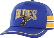 '47 Men's '47 Blue St. Louis Blues Sideband Stripes Trucker Snapback Hat