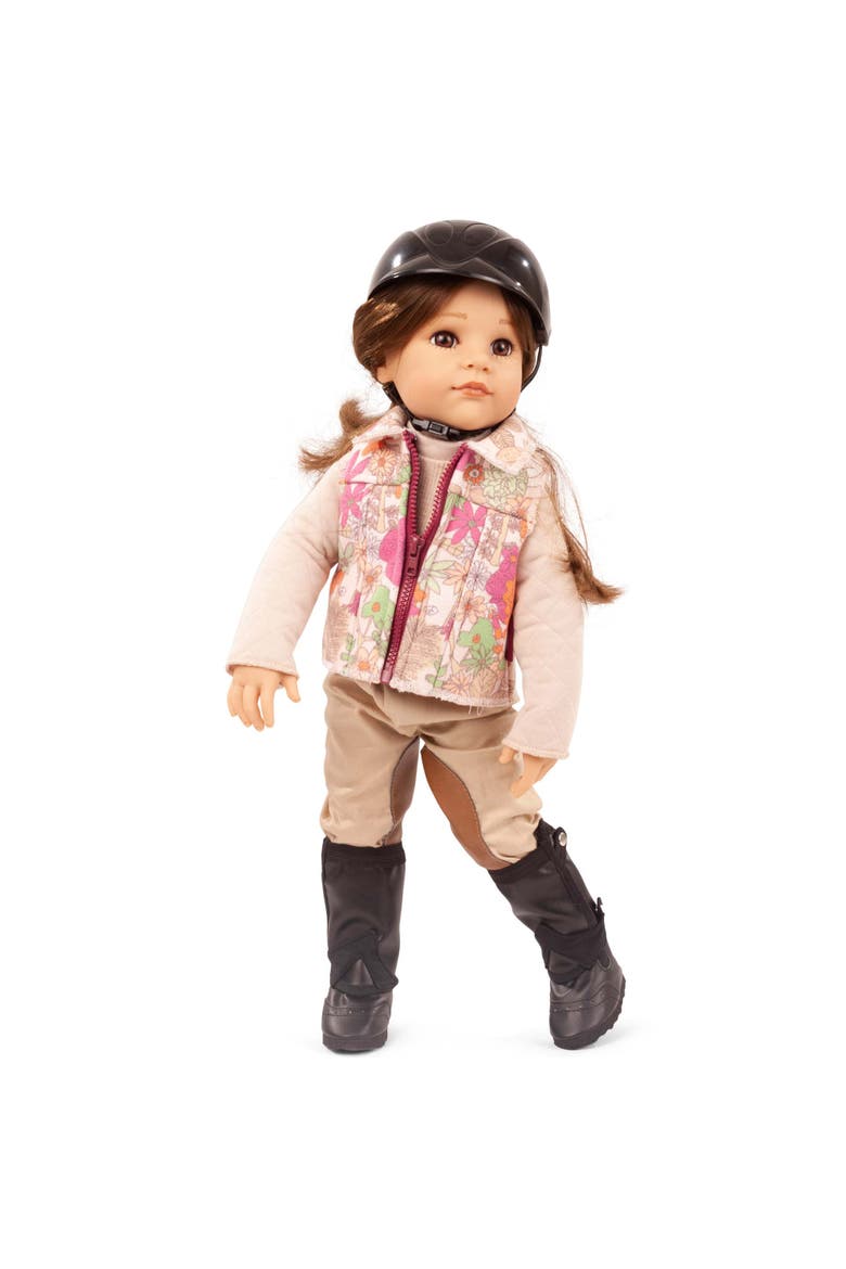 Hannah Loves Horseback Riding 19.5 Inch Standing Poseable Doll, Accessories, Alternate, color, Multicolored