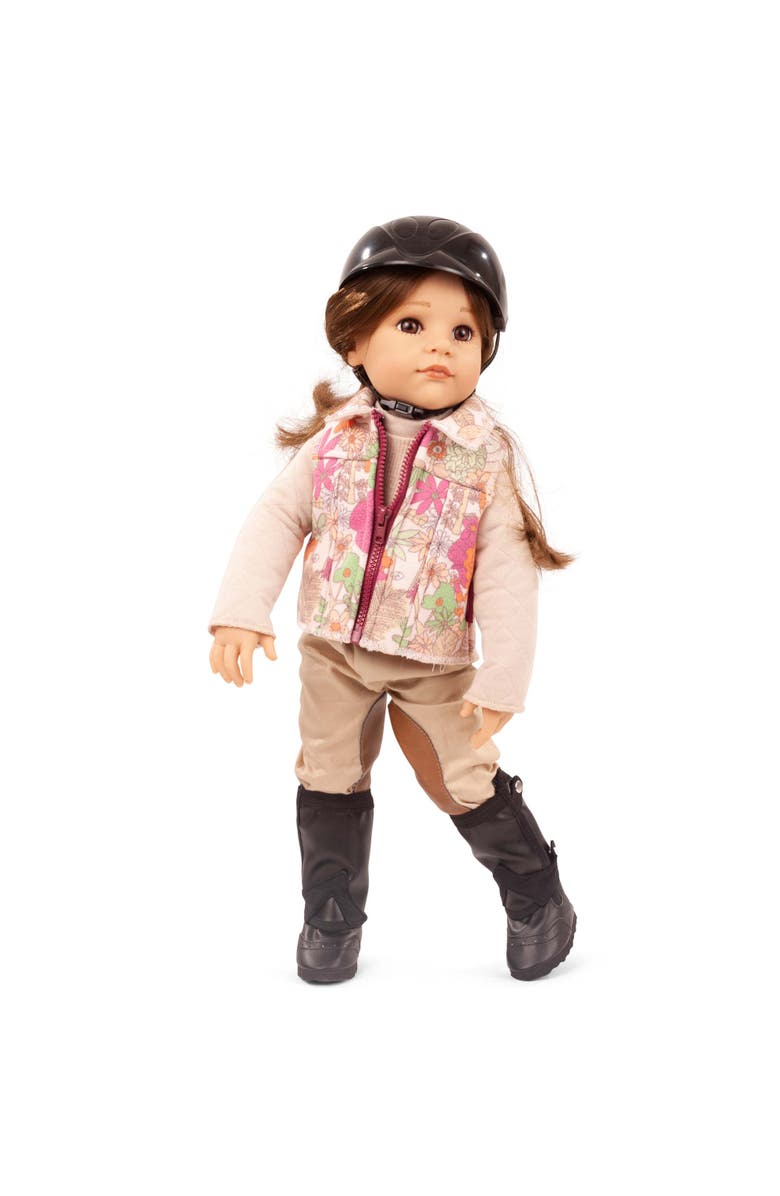 Gotz Hannah Loves Horseback Riding 19.5 Inch Standing Poseable Doll, Accessories, Alternate, color, Multicolored