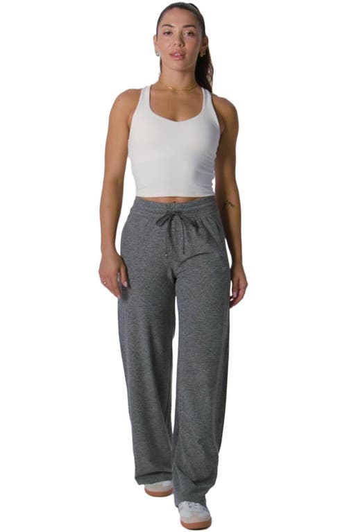 Fabletics Cloud Jersey Wide Leg Pant In Gray