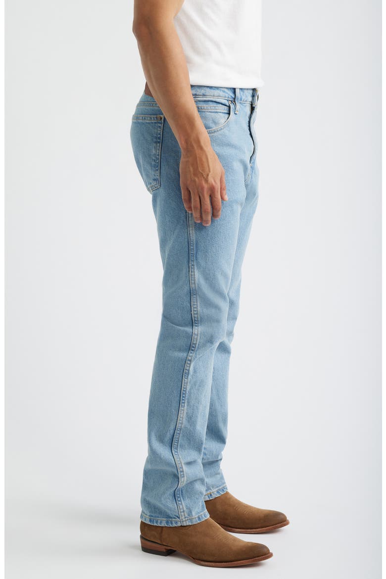 Slim Straight Heritage Denim Jeans, Alternate, color, LIGHT BLUE