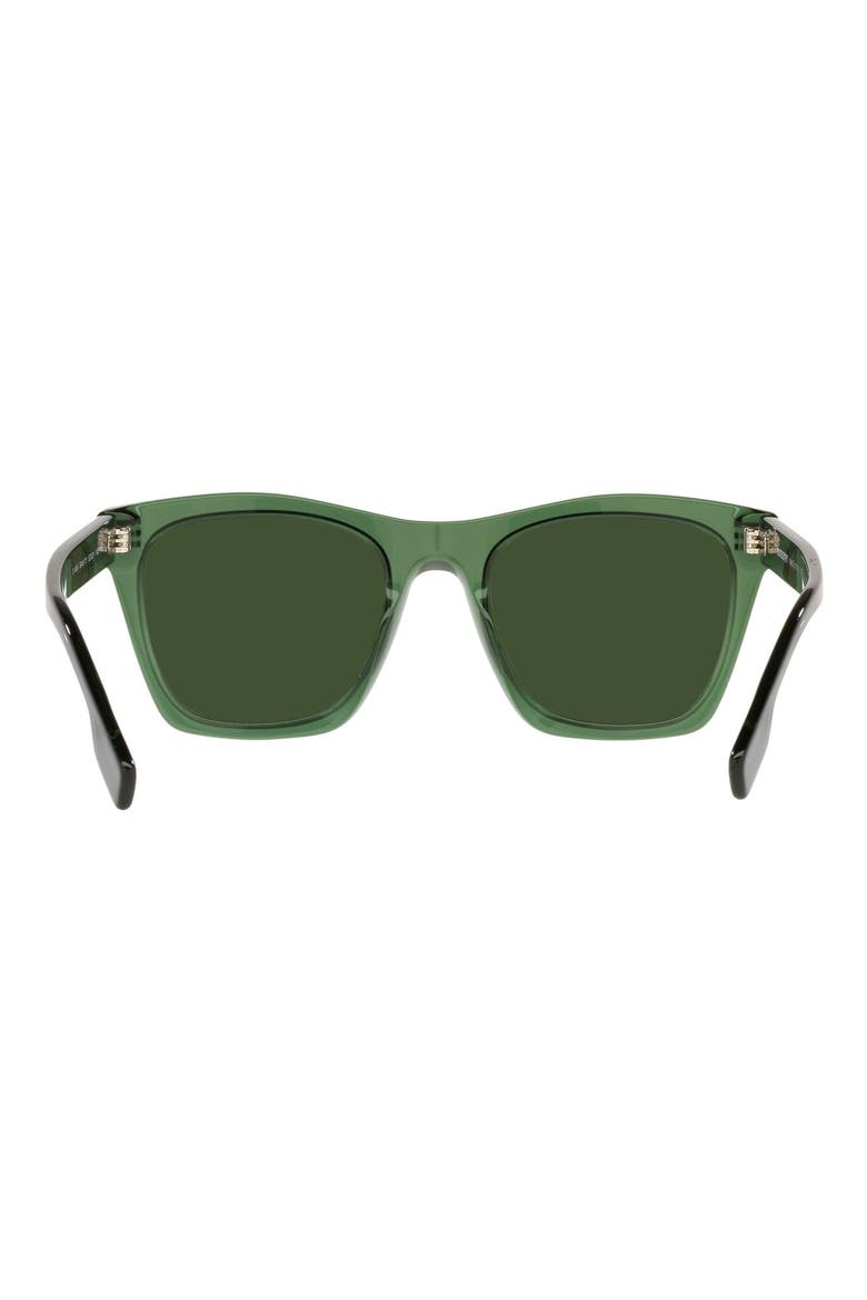 Cooper Classic 54mm Square Sunglasses, Alternate, color, GREEN / DARK GREEN