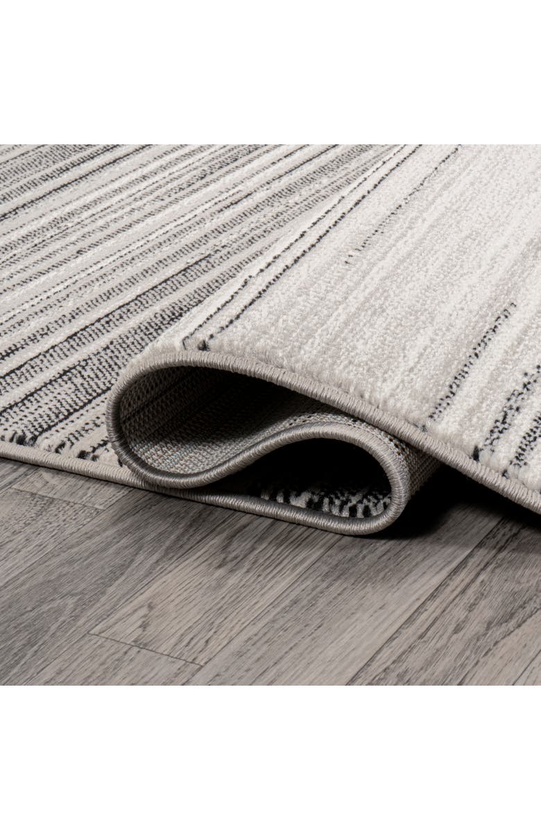 JONATHAN Y Austin Gradient Striped Area Rug, Alternate, color, Gray/Black
