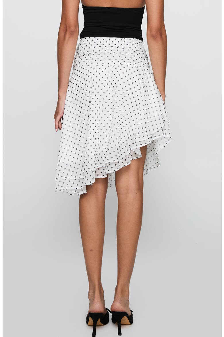 Layered Asymmetric Skirt, Alternate, color, WHITE / POLKA DOT