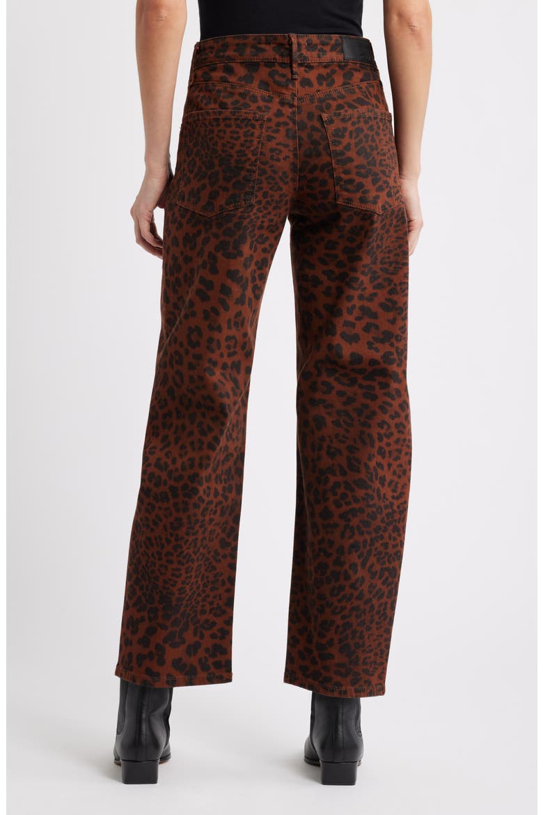 Nica High Waist Barrel Leg Jens, Alternate, color, BROWN CITA DENIM