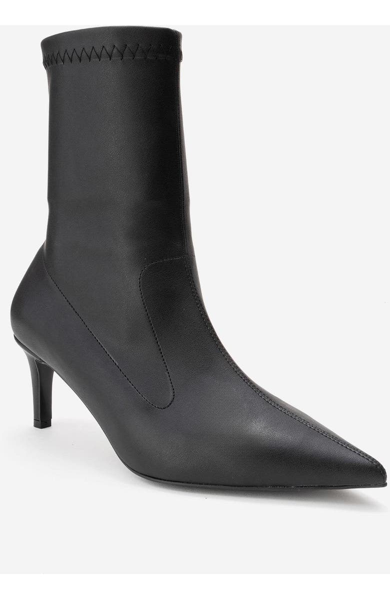 Prologue Shoes Rossano Stiletto Heel Boot, Alternate, color, Black