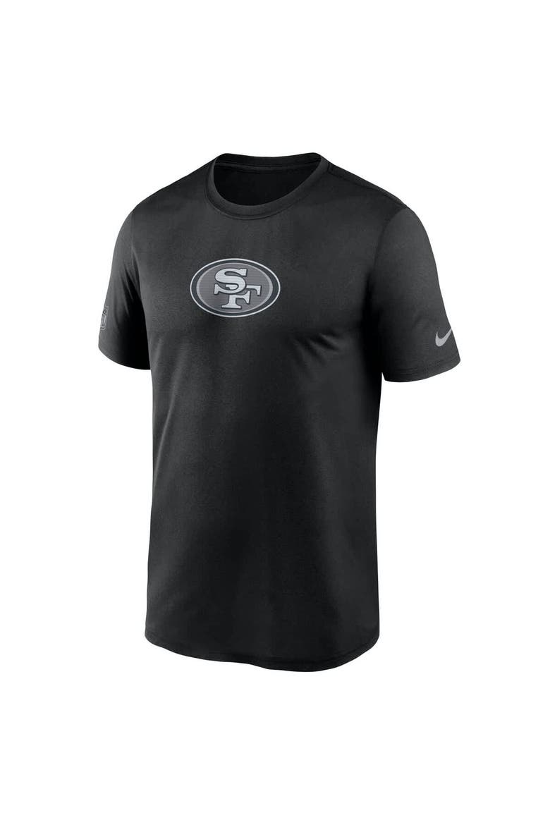 Men's Nike Black San Francisco 49ers Sideline Lead The Charge Legend Dri-FIT T-Shirt, Alternate, color, Black