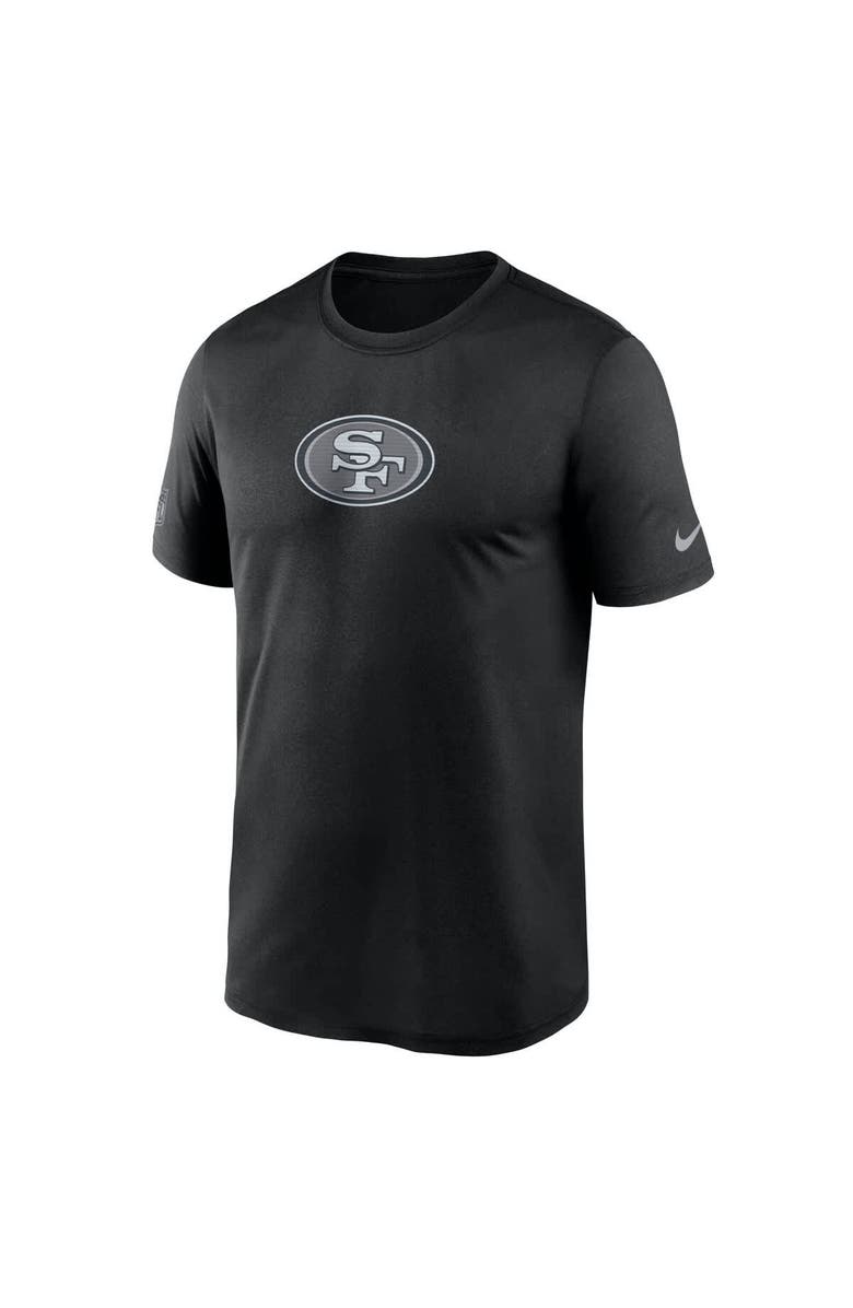 Nike Men's Nike Black San Francisco 49ers Sideline Lead The Charge Legend Dri-FIT T-Shirt, Alternate, color, Black