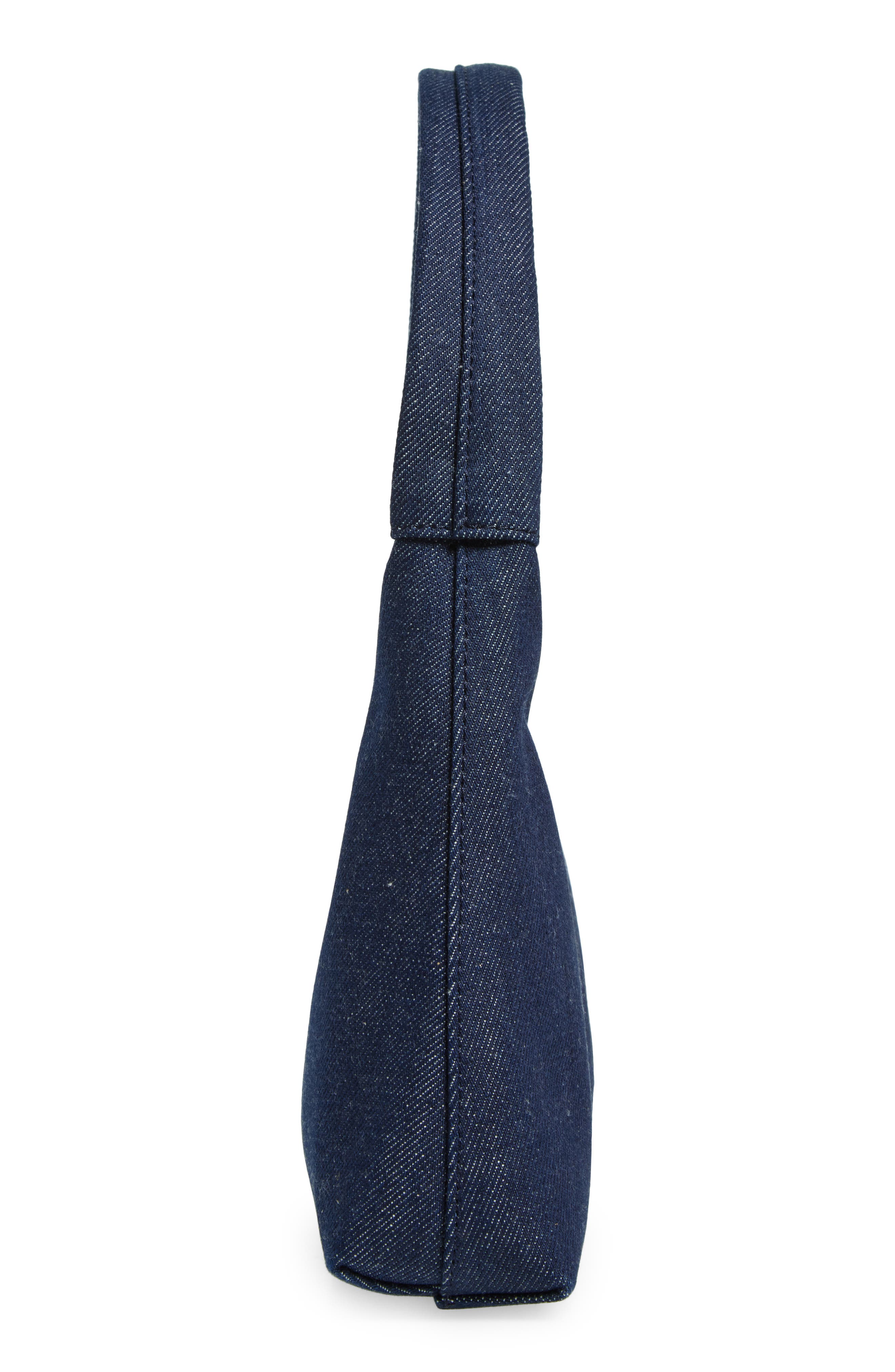 Mini Candy Denim Hobo Bag, Alternate, color, DARK BLUE