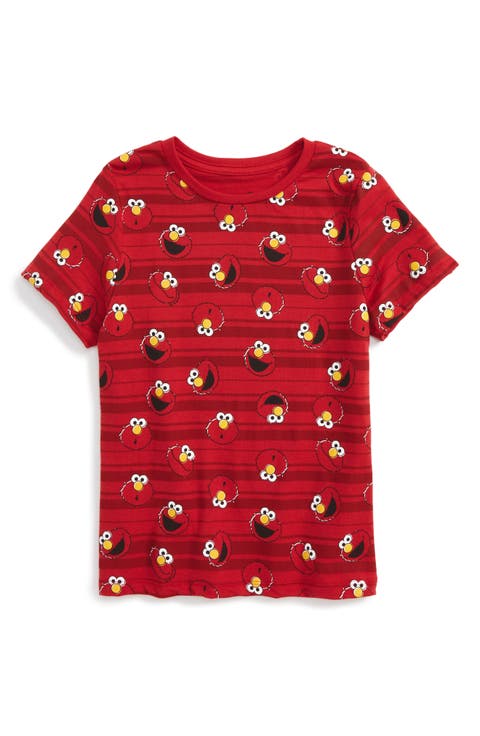 Elmo Stripes T-Shirt (Toddler Boys & Little Boys)