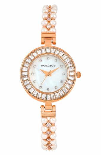 Danecraft Mother-of-Pearl Quartz Bracelet Watch, 20mm