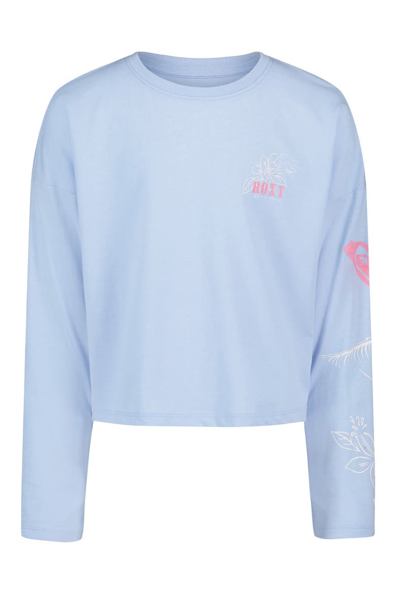 Kids' Coastal Journey Graphic Long Sleeve T-Shirt, Main, color, WINDSURFER HEATHER