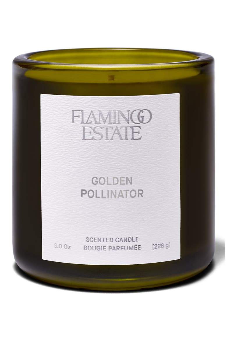 Golden Pollinator Candle, Main, color, NO COLOR