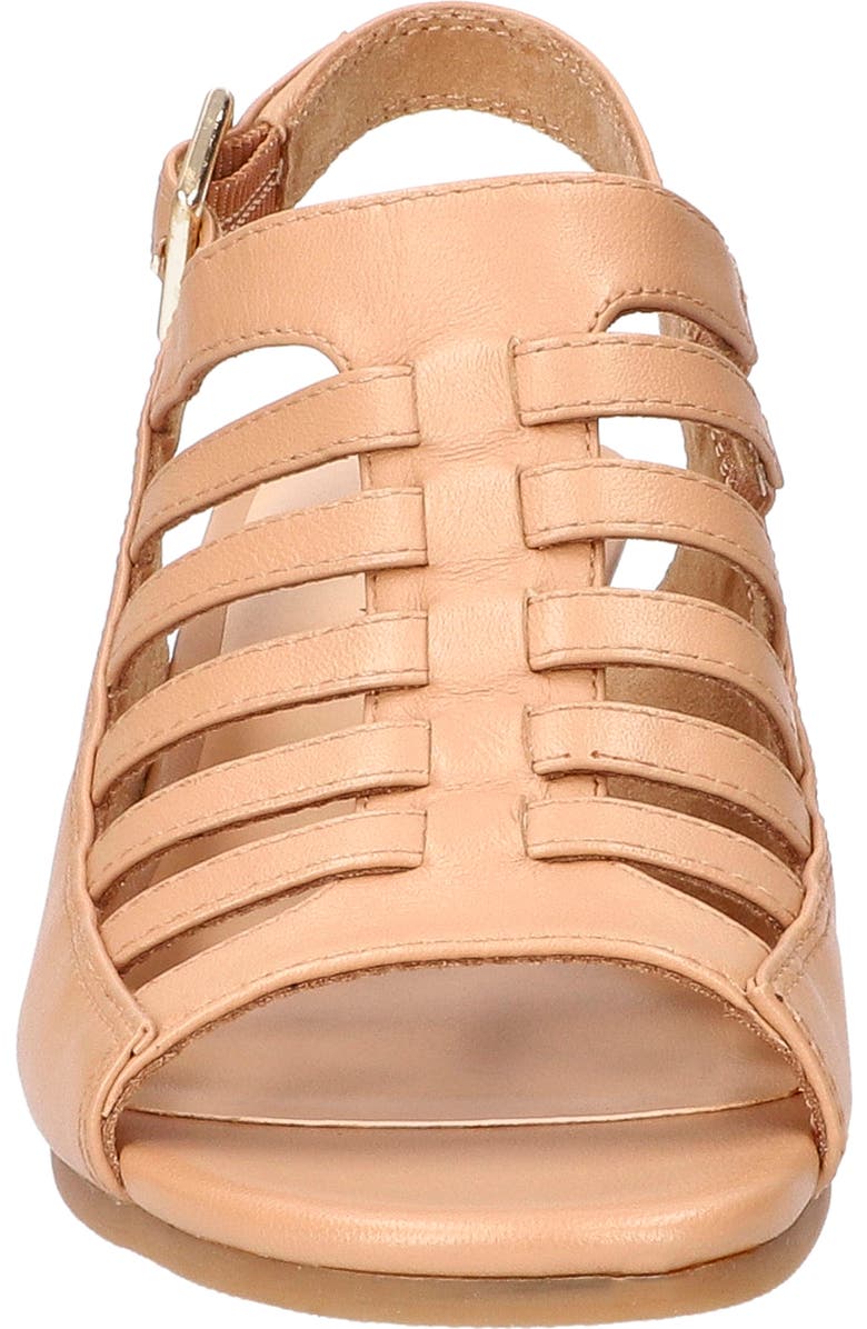 Bella Vita Yakira Strappy Wedge Sandal, Alternate, color, Natural Leather